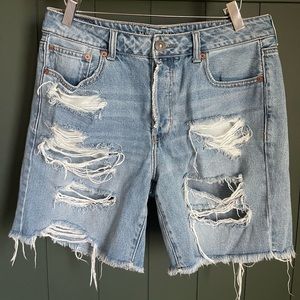 American Eagle Denim High Waisted Shorts